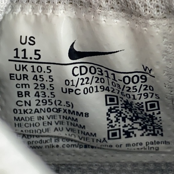 Nike Renew Ride Gray/Blue Athletic Training Shoes CD0311-009 Men's Size 11.5 - Picture 11 of 12